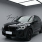 Gloss black dual twin slat front kidney grille for BMW X3 G01 and X4 G02 2023 onwards
