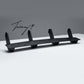 Rear bumper diffuser shark chin splitter spoiler for Audi A8 D4 2010 to 2014

