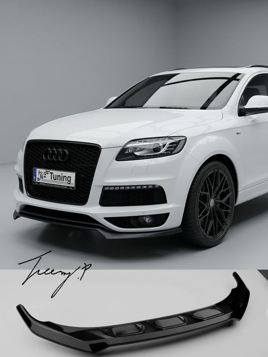 Front splitter for Audi Q7 S Line MK2 facelift 2019 onwards
