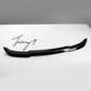 Glossy black rear boot roof spoiler lip for Audi Q5 FY standard SUV 2017 to 2020
