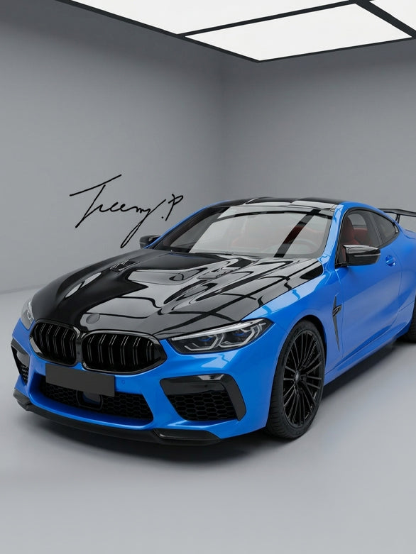 BMW 8 Series G14 G15 G16 mirror covers side wing caps fit 2018 plus