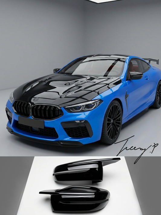 BMW 8 Series G14 G15 G16 mirror covers side wing caps fit 2018 plus