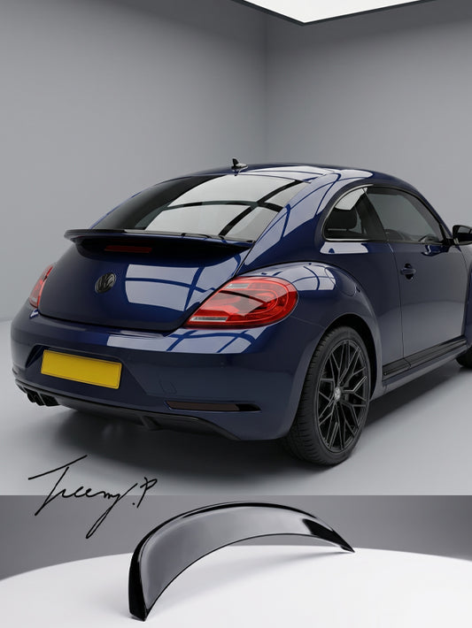 Gloss black OEM fit rear boot trunk lid spoiler for VW Beetle 2013 to 2018
