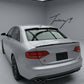 Rear top window roof lip spoiler wing for Audi S4 saloon B8 2008 to 2015
