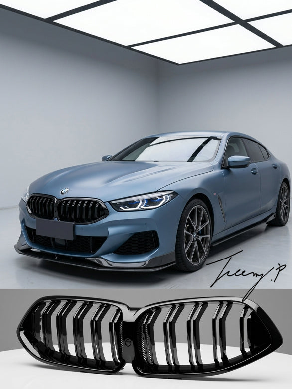 Twin Front Kidney Grille Kit for BMW 8 Series G14 G15 G16 2019-2022