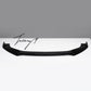 Gloss black front lip splitter for VW Golf MK7 2013 to 2016
