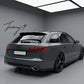 S line look rear lip spoiler diffuser V1 for Audi A6 C7 2011 to 2014
