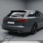 S line look rear lip spoiler diffuser V1 for Audi A6 C7 2011 to 2014
