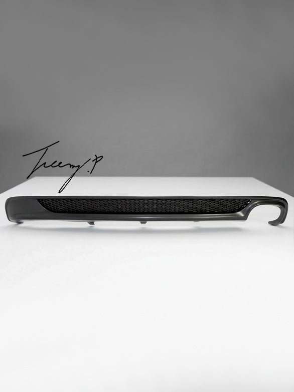 S line look rear lip spoiler diffuser V1 for Audi A6 C7 2011 to 2014
