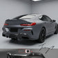 BMW 8 Series G16 Gran Coupe carbon look rear diffuser bodykit fit 2019 to 2023
