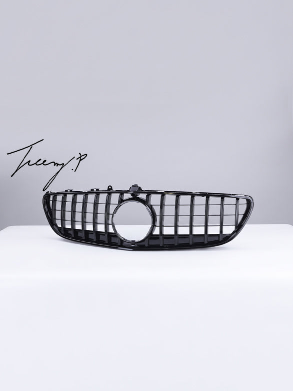 Mercedes CLS C218 gloss black front bonnet grille sleek aggressive front styling upgrade
