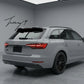 Audi A4 B9 Avant rear roof spoiler wing RS4 look gloss black 2016+
