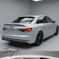 Audi A4 B8 saloon rear window roof spoiler wing gloss black 2008 to 2015