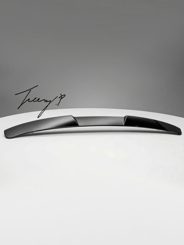 Audi A4 B8 saloon rear window roof spoiler wing gloss black 2008 to 2015