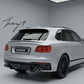 Bentley Bentayga 4V1 rear spoiler lip wing gloss black 2016
