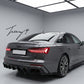 Audi S6 C8 rear side splitters two piece set
