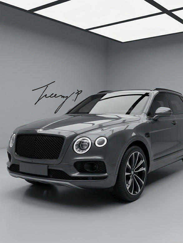 Bentley Bentayga front radiator mesh grille gloss black 2020+