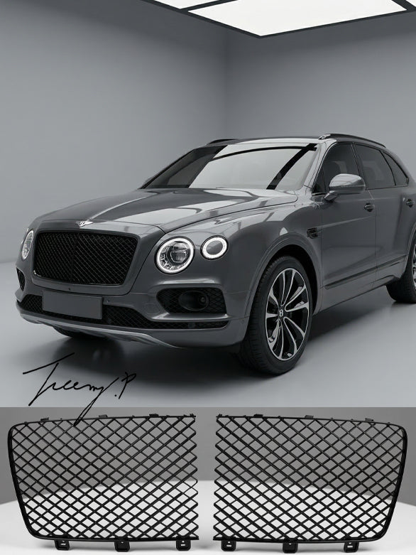 Bentley Bentayga front radiator mesh grille gloss black 2020+