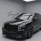 Bentley Bentayga front bumper carbon fiber splitter skirt 2015 to 2019
