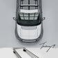 Land Rover Discovery 5 L462 lockable roof cross bars black silver 2017+
