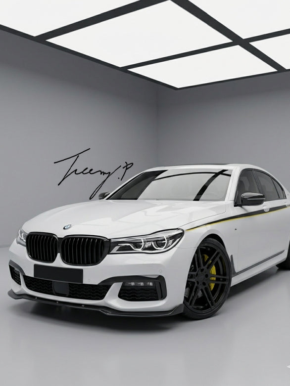 Front kidney grille installed on a 2015-2019 BMW 7 Series Pre-LCI G11 / G12