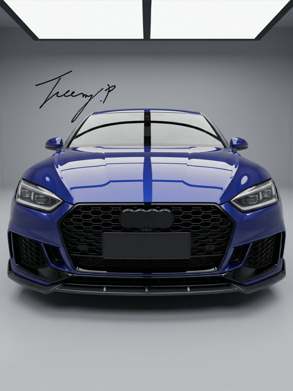 Audi S5 RS style gloss black honeycomb radiator grille
