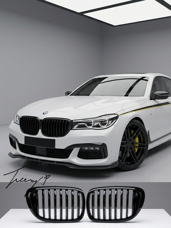 Front kidney grille installed on a 2015-2019 BMW 7 Series Pre-LCI G11 / G12