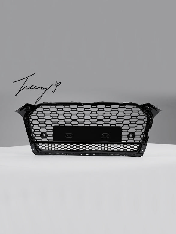 Audi S5 RS style gloss black honeycomb radiator grille
