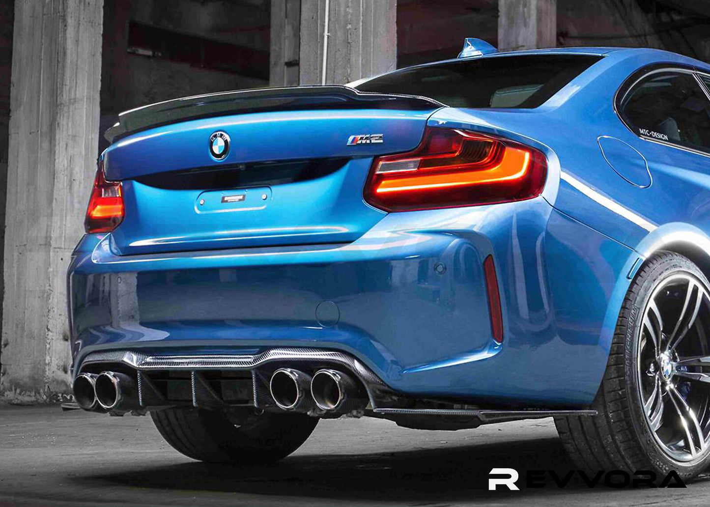 BMW M2 F87 REAR DIFFUSER SPLITTER VALANCE 2015+