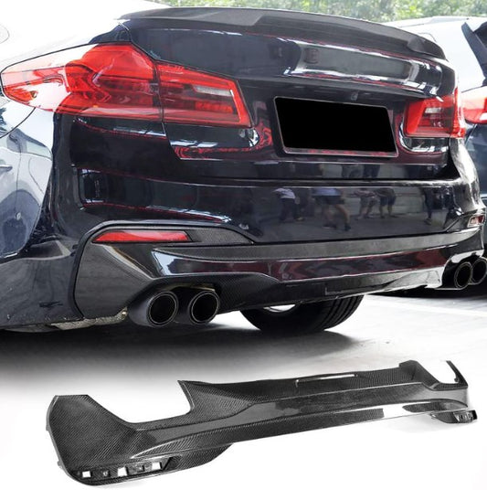 BMW G30 5 SERIES REAR DIFFUSER BUMPER BODYKIT 2017-2020