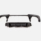 BMW 5 Series F10 F11 M Sport (2011–2016) Rear Diffuser Bodykit – Carbon Dipped