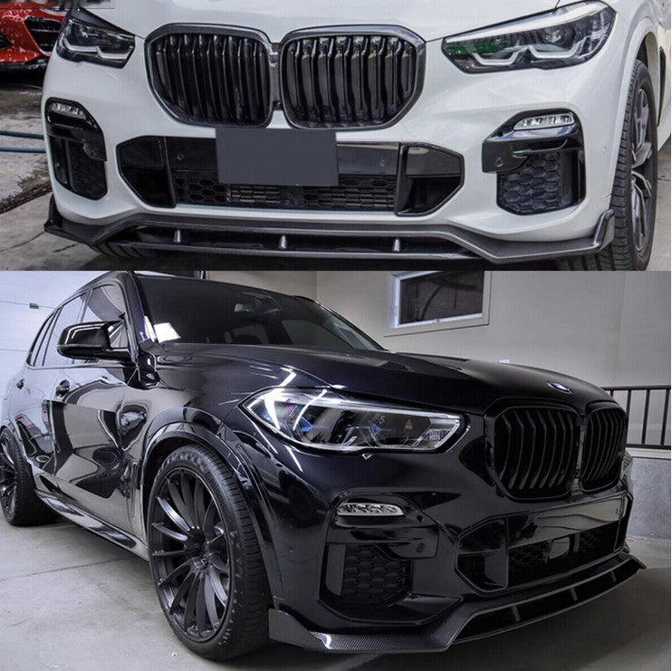 BMW X5 G05 FRONT SPLITTER M SPORT FRONT LIP SPOILER BODYKIT (2018-2022)