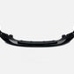 Gloss black front lip splitter spoiler body kit installed on a 2020-2023 BMW 4 Series M Sport G22 / G23