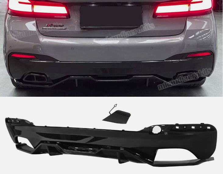 BMW G30 5 SERIES REAR DIFFUSER BUMPER BODYKIT 2017-2020