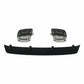 GLOSS BLACK AMG A45 LOOK REAR DIFFUSER TAIL PIPE FOR MERCEDES A CLASS W176 