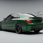 Mercedes-Benz C-Class W205 (2019–2021) Gloss Black Rear Diffuser Lip Valance Spoiler