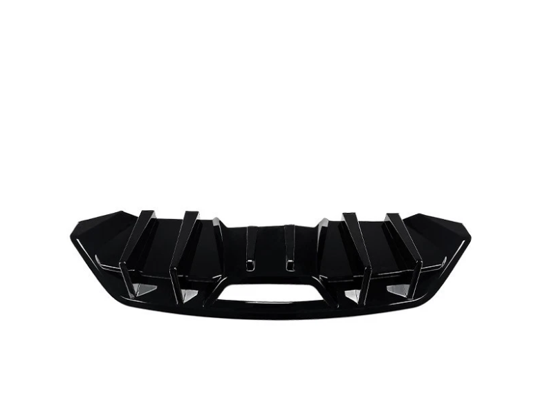 Ford Mustang MK6.5 (2018–2023) Gloss Black Rear Diffuser Lip Valance Bumper