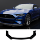 Ford Mustang MK6.5 (2018–2023) Gloss Black Front Splitter Spoiler Lip Body Wing