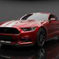 Ford Mustang MK6 (2015–2017) Gloss Black Front Splitter Spoiler Lip Body Wing