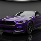 Ford Mustang MK6 (2015–2017) Gloss Black Front Splitter Spoiler Lip Body Wing