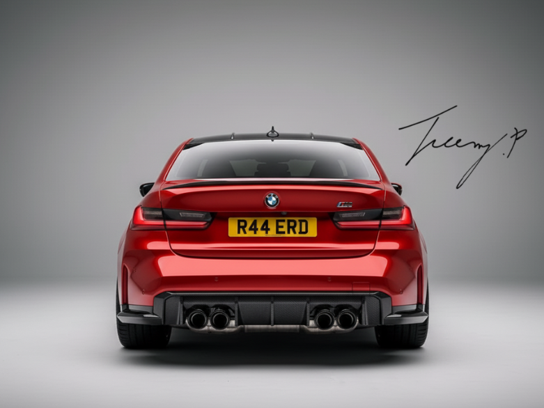 BMW M3 M4 G80 G82 G83 (2020+) Gloss Black Rear Diffuser Lip Valance Spoiler Body