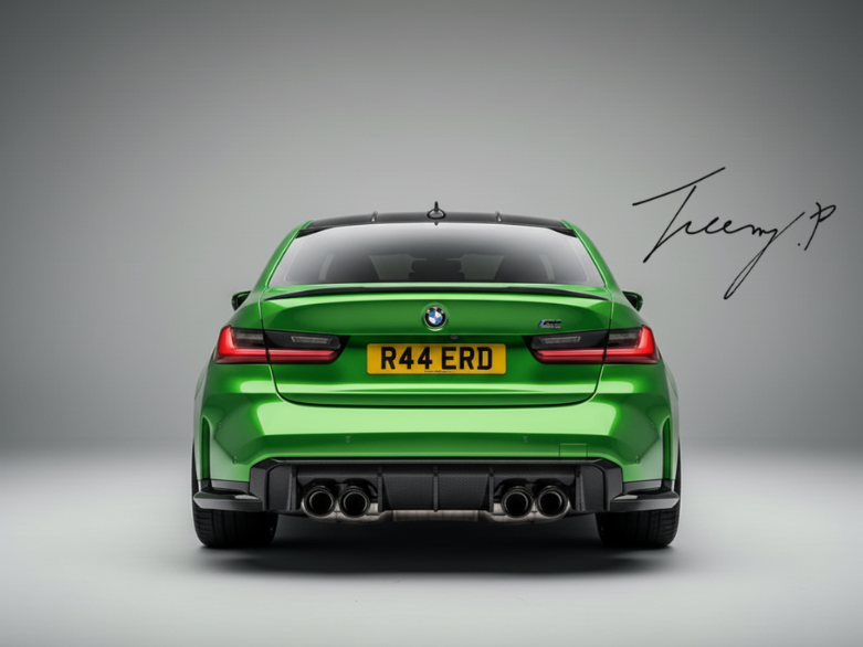 BMW M3 M4 G80 G82 G83 (2020+) Gloss Black Rear Diffuser Lip Valance Spoiler Body