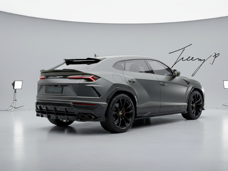 Lamborghini Urus (2018+) Gloss Black Rear Roof Spoiler Lip Wing