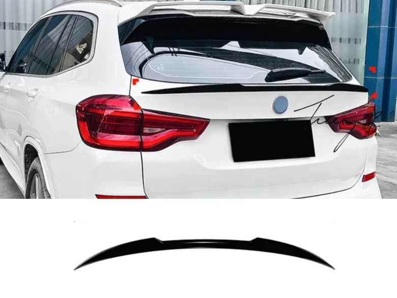 BMW X3 G01 G08 2018 - 2022 GLOSS BLACK REAR MID WING BOOT SPOILER LIP BODYKIT