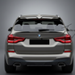 BMW X3 G01 G08 2018 - 2022 GLOSS BLACK REAR MID WING BOOT SPOILER LIP BODYKIT