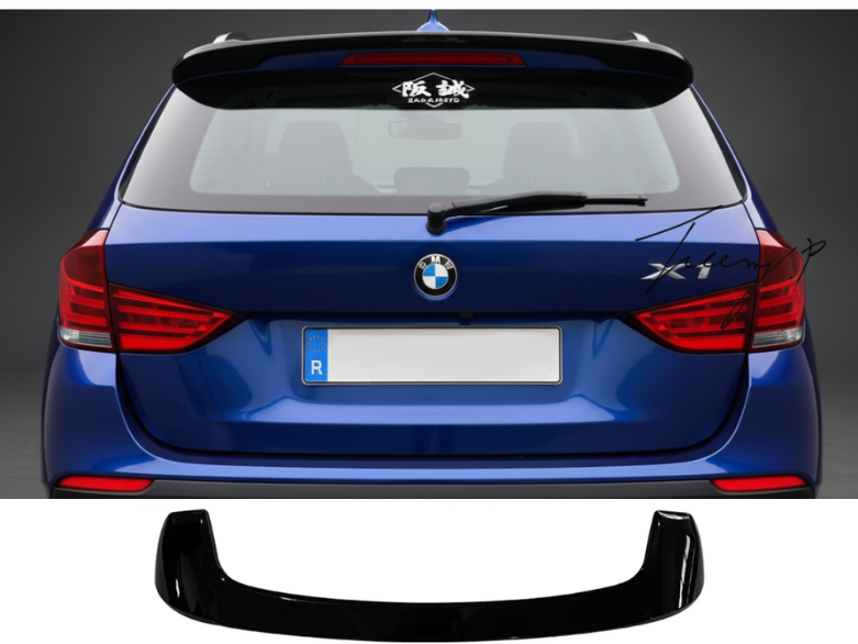 BMW X1 E84 (2012-2015) Gloss Black Rear Roof Spoiler Boot Wing Lip
