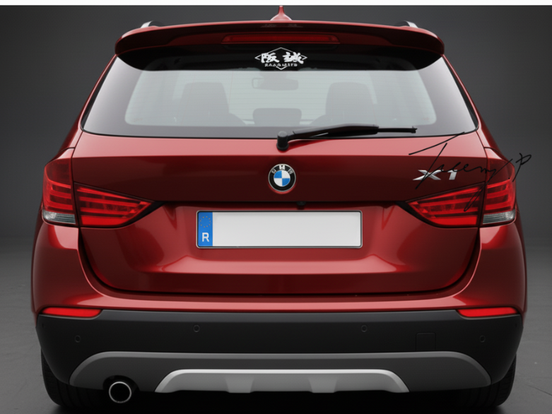BMW X1 E84 (2012-2015) Gloss Black Rear Roof Spoiler Boot Wing Lip
