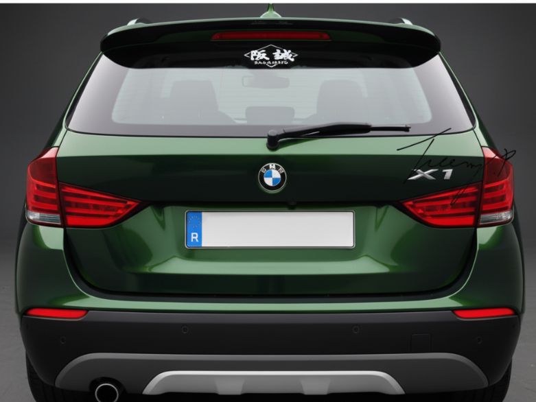 BMW X1 E84 (2012-2015) Gloss Black Rear Roof Spoiler Boot Wing Lip