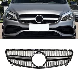 DIAMOND STYLE FRONT BUMPER GRILLE 12-15 PRE-FACELIFT FOR MERCEDES A CLASS W176 