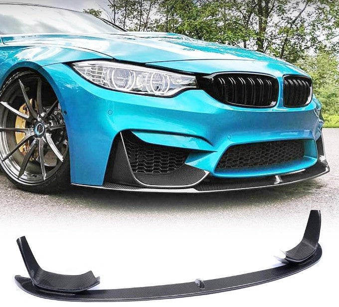 BMW M3 M4 CARBON PATTERN FRONT SPLITTER LIP SPOILER M SPORT